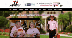 Desktop Screenshot of hessair.com
